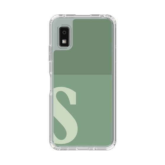 Slim Protection Case［ Original - initial two tone - S green ］