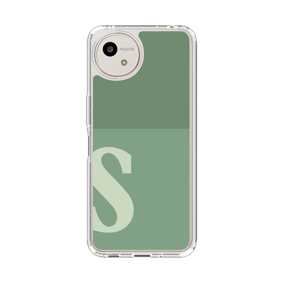Slim Protection Case［ Original - initial two tone - S green ］