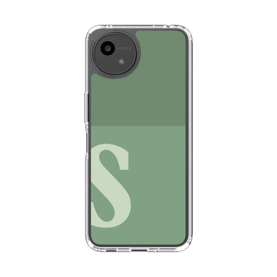 Slim Protection Case［ Original - initial two tone - S green ］