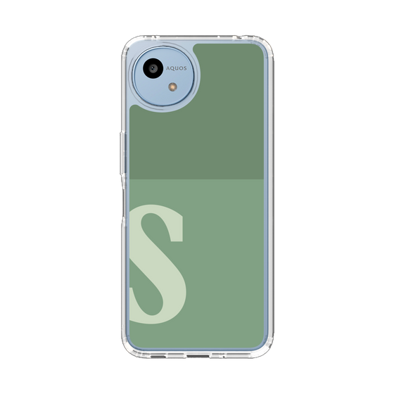 Slim Protection Case［ Original - initial two tone - S green ］