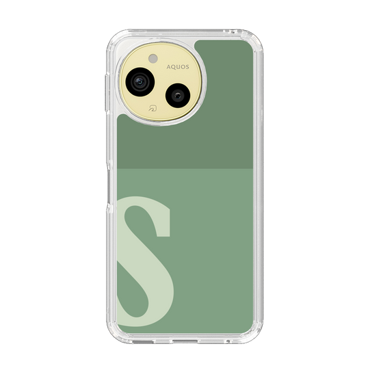 Slim Protection Case［ Original - initial two tone - S green ］