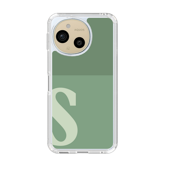 Slim Protection Case［ Original - initial two tone - S green ］