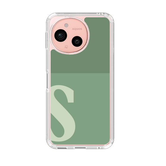 Slim Protection Case［ Original - initial two tone - S green ］