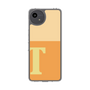 Slim Protection Case［ Original - initial two tone - T orange ］