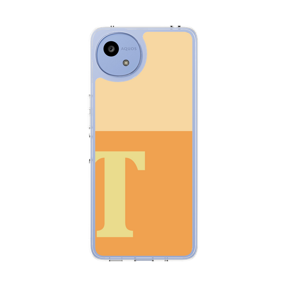 Slim Protection Case［ Original - initial two tone - T orange ］