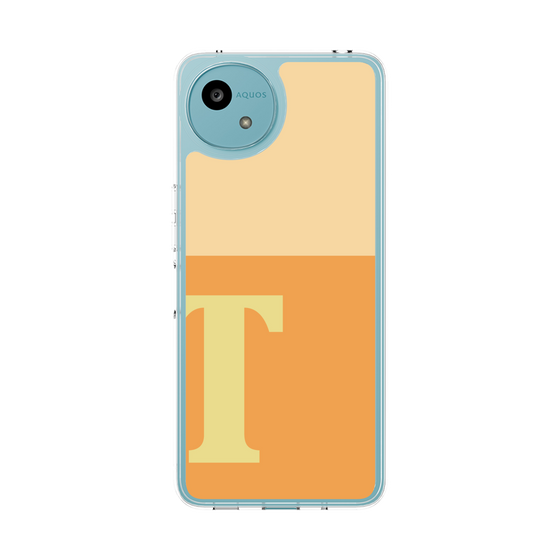 Slim Protection Case［ Original - initial two tone - T orange ］