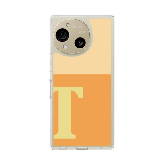 Slim Protection Case［ Original - initial two tone - T orange ］