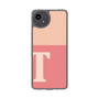 Slim Protection Case［ Original - initial two tone - T pink ］