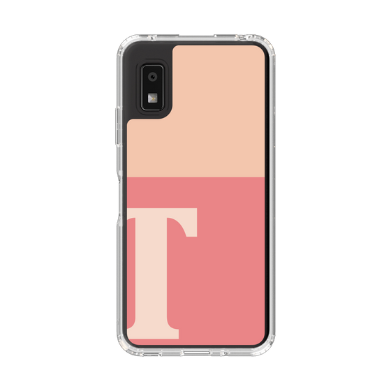 Slim Protection Case［ Original - initial two tone - T pink ］