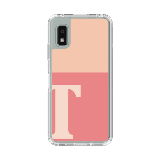 Slim Protection Case［ Original - initial two tone - T pink ］