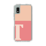 Slim Protection Case［ Original - initial two tone - T pink ］
