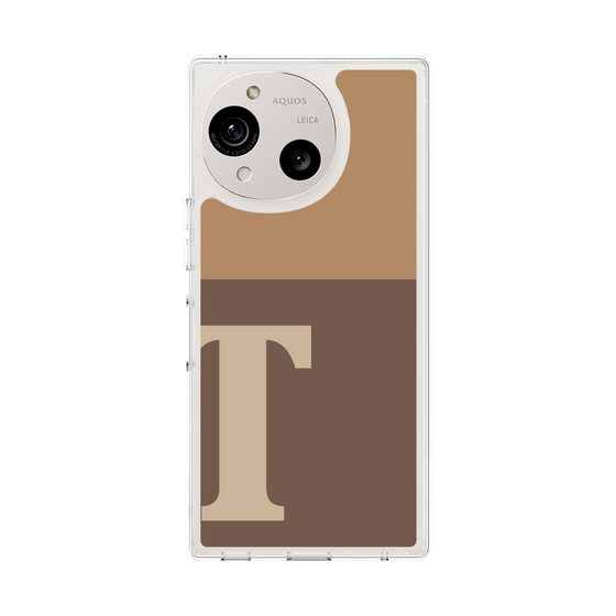 Slim Protection Case［ Original - initial two tone - T brown ］