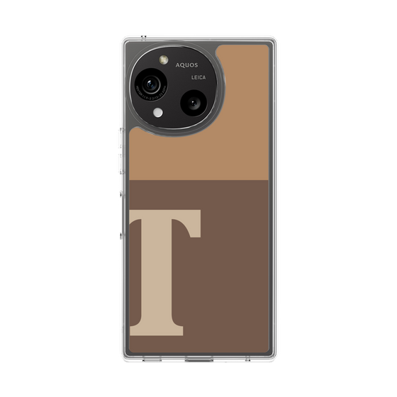Slim Protection Case［ Original - initial two tone - T brown ］