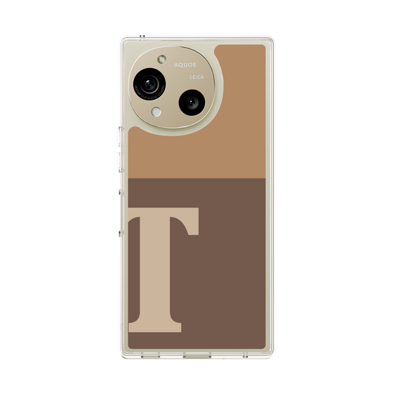 Slim Protection Case［ Original - initial two tone - T brown ］