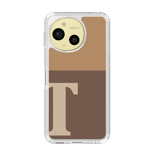 Slim Protection Case［ Original - initial two tone - T brown ］