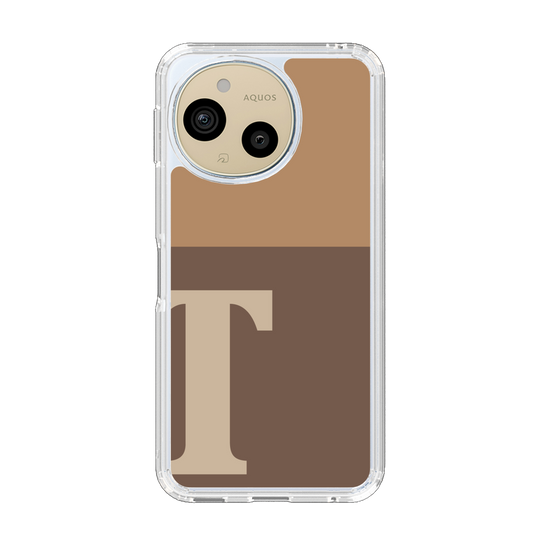 Slim Protection Case［ Original - initial two tone - T brown ］