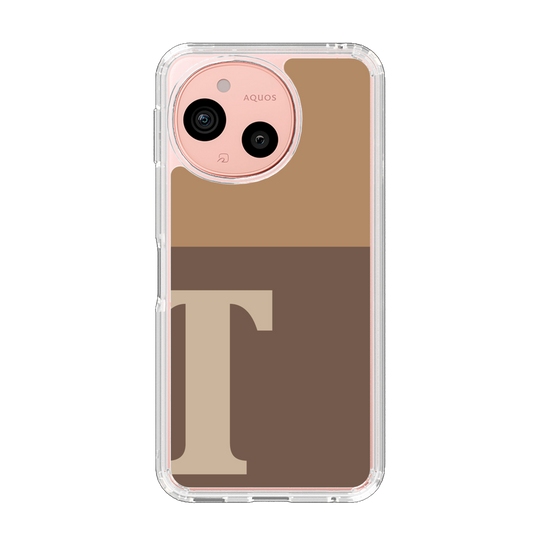 Slim Protection Case［ Original - initial two tone - T brown ］