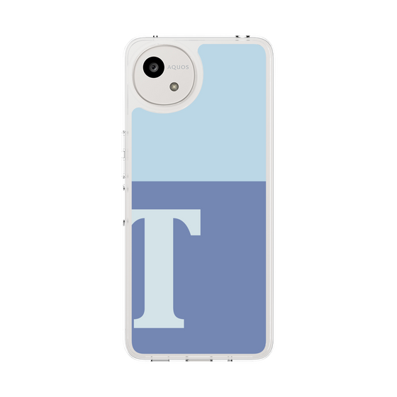 Slim Protection Case［ Original - initial two tone - T blue ］