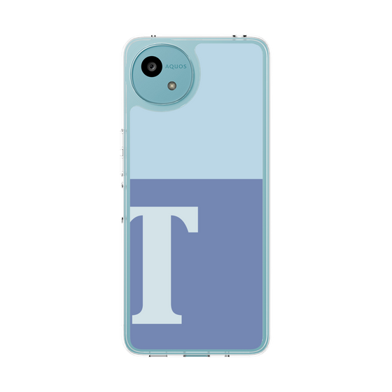 Slim Protection Case［ Original - initial two tone - T blue ］