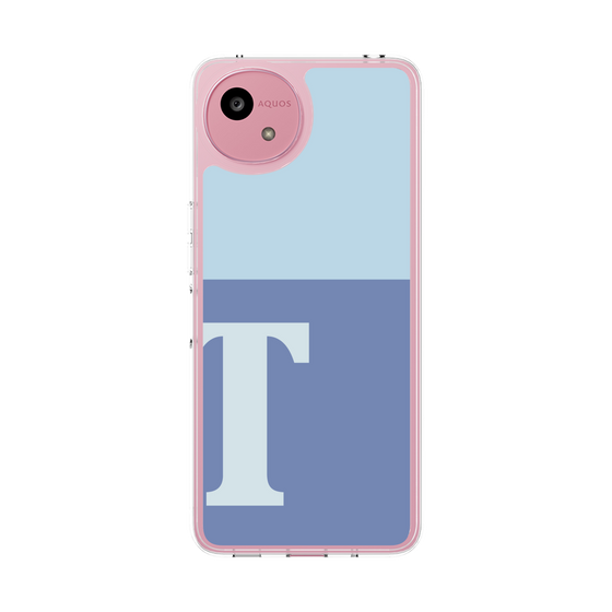 Slim Protection Case［ Original - initial two tone - T blue ］