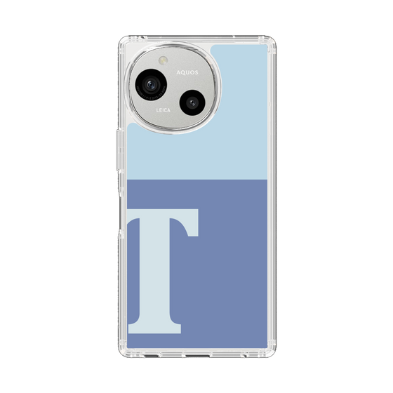Slim Protection Case［ Original - initial two tone - T blue ］