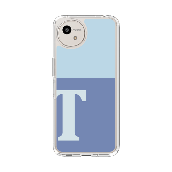 Slim Protection Case［ Original - initial two tone - T blue ］