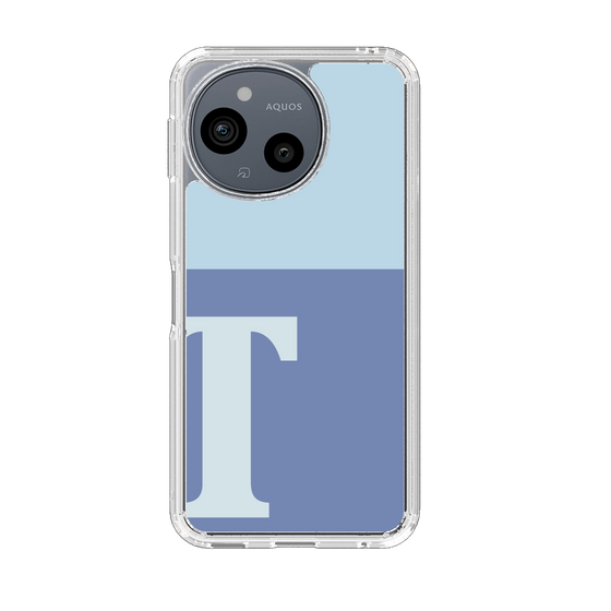 Slim Protection Case［ Original - initial two tone - T blue ］