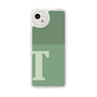 Slim Protection Case［ Original - initial two tone - T green ］