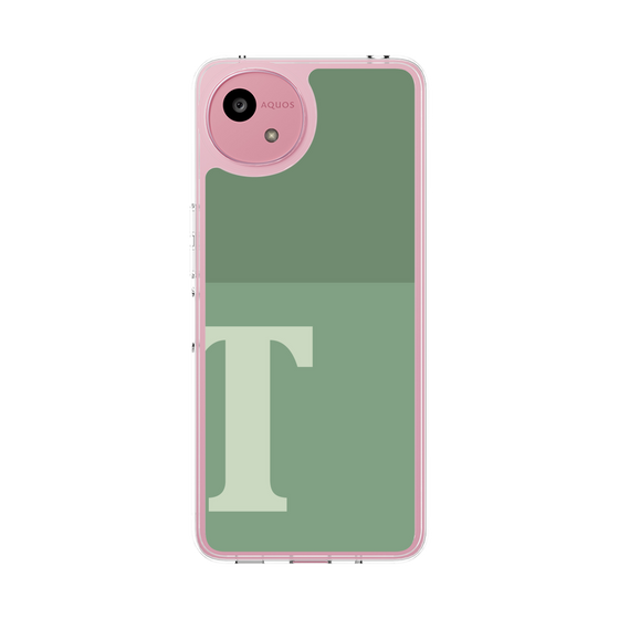 Slim Protection Case［ Original - initial two tone - T green ］