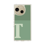Slim Protection Case［ Original - initial two tone - T green ］