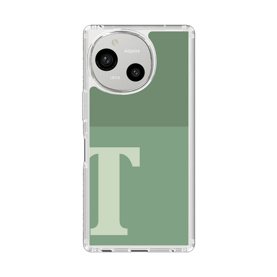 Slim Protection Case［ Original - initial two tone - T green ］