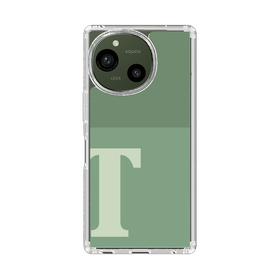 Slim Protection Case［ Original - initial two tone - T green ］