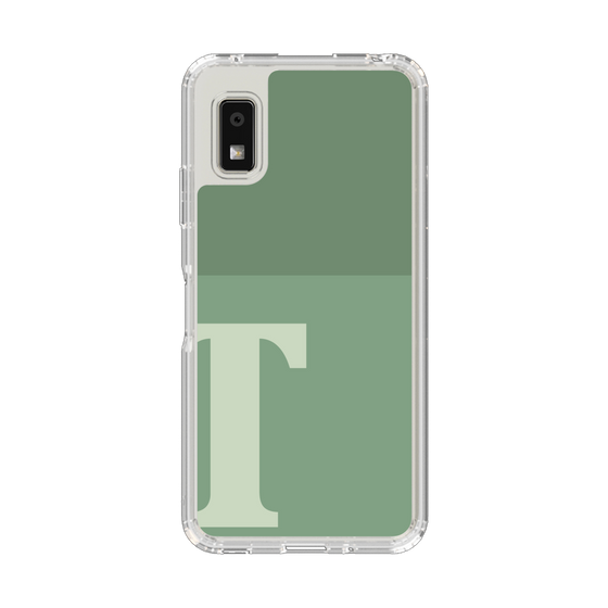 Slim Protection Case［ Original - initial two tone - T green ］