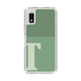 Slim Protection Case［ Original - initial two tone - T green ］