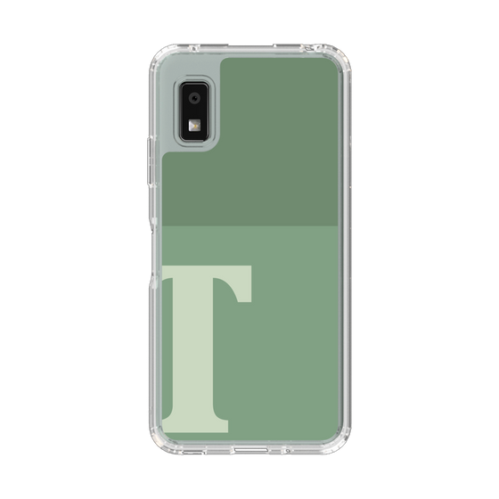 Slim Protection Case［ Original - initial two tone - T green ］