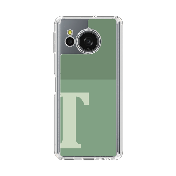 Slim Protection Case［ Original - initial two tone - T green ］