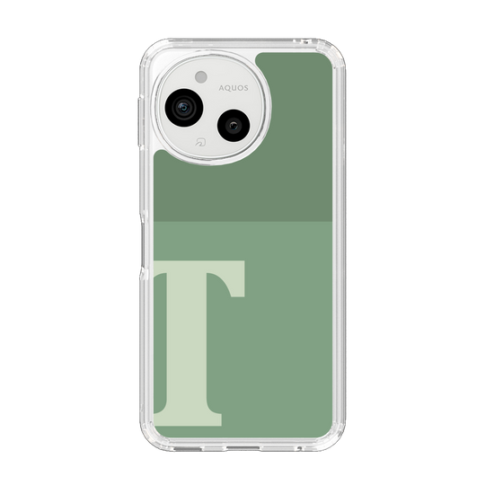 Slim Protection Case［ Original - initial two tone - T green ］