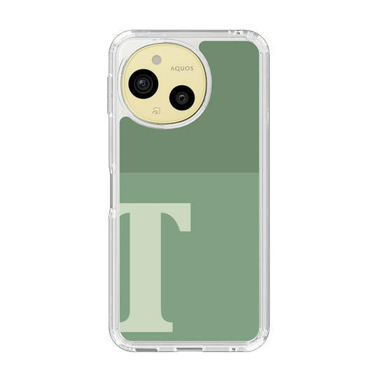 Slim Protection Case［ Original - initial two tone - T green ］