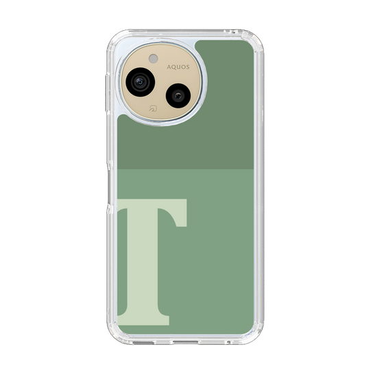 Slim Protection Case［ Original - initial two tone - T green ］