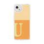 Slim Protection Case［ Original - initial two tone - U orange ］