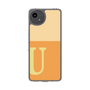 Slim Protection Case［ Original - initial two tone - U orange ］