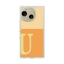 Slim Protection Case［ Original - initial two tone - U orange ］