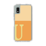 Slim Protection Case［ Original - initial two tone - U orange ］
