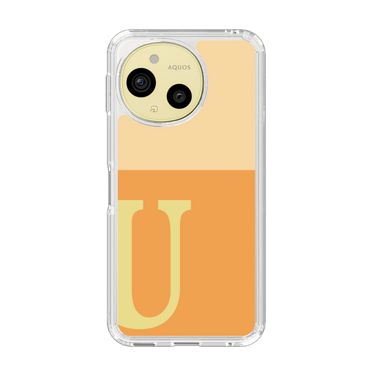 Slim Protection Case［ Original - initial two tone - U orange ］
