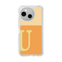 Slim Protection Case［ Original - initial two tone - U orange ］
