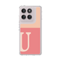 Slim Protection Case［ Original - initial two tone - U pink ］