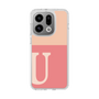 Slim Protection Case［ Original - initial two tone - U pink ］