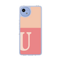 Slim Protection Case［ Original - initial two tone - U pink ］