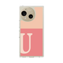Slim Protection Case［ Original - initial two tone - U pink ］