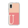 Slim Protection Case［ Original - initial two tone - U pink ］